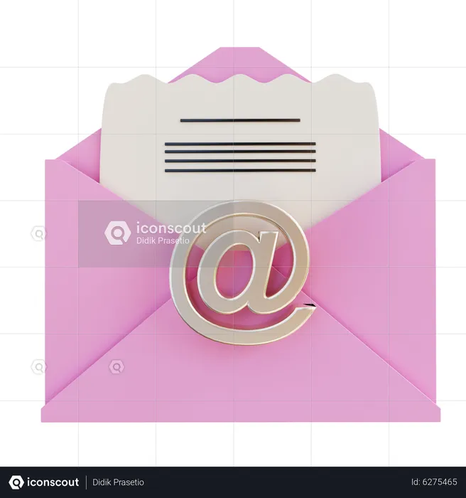 Correo electrónico  3D Icon