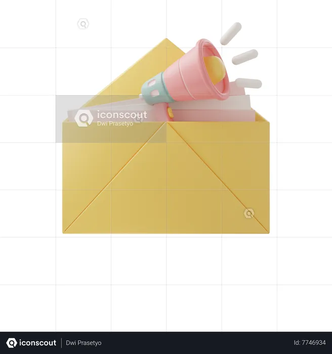 Correo electrónico  3D Illustration