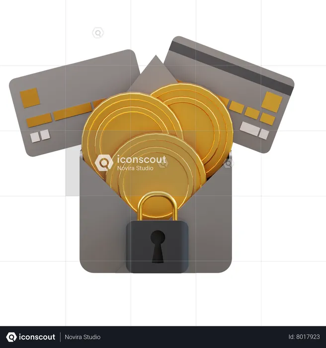 Correo financiero  3D Icon