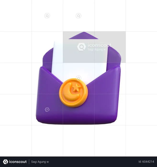 Correo islámico  3D Icon