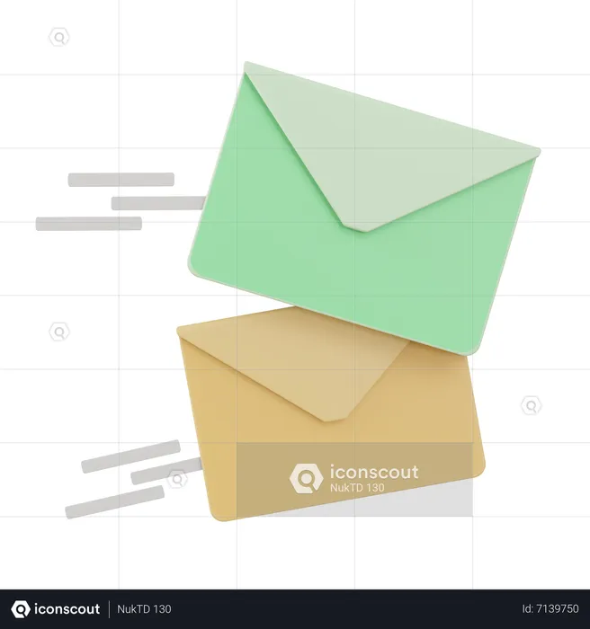 Correo rapido  3D Icon