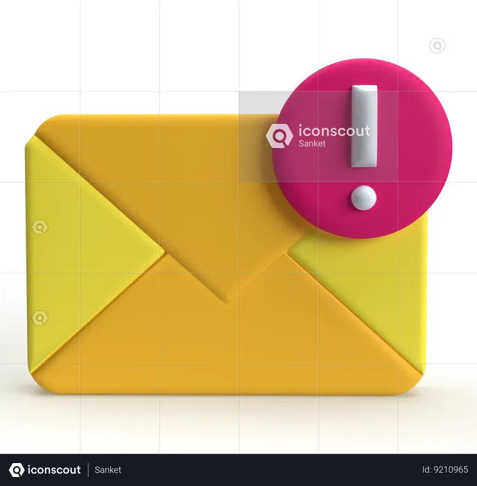 Correo no deseado  3D Icon