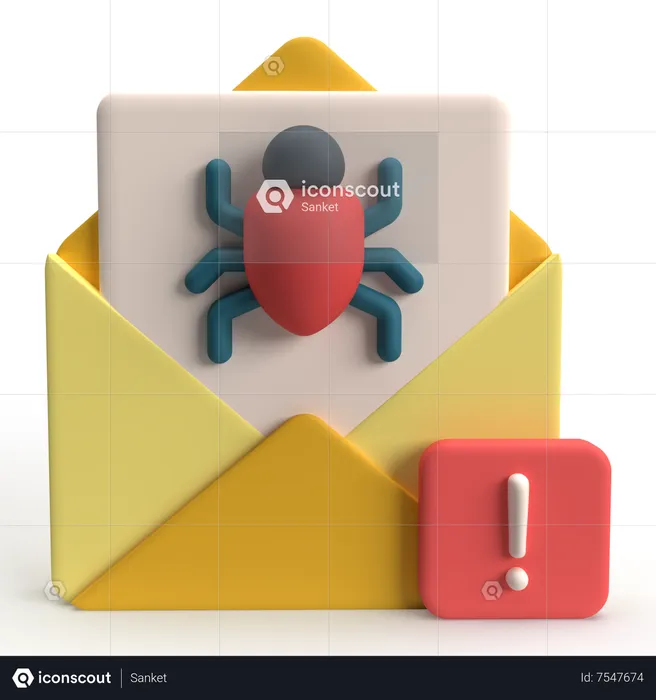 Correo no deseado  3D Icon