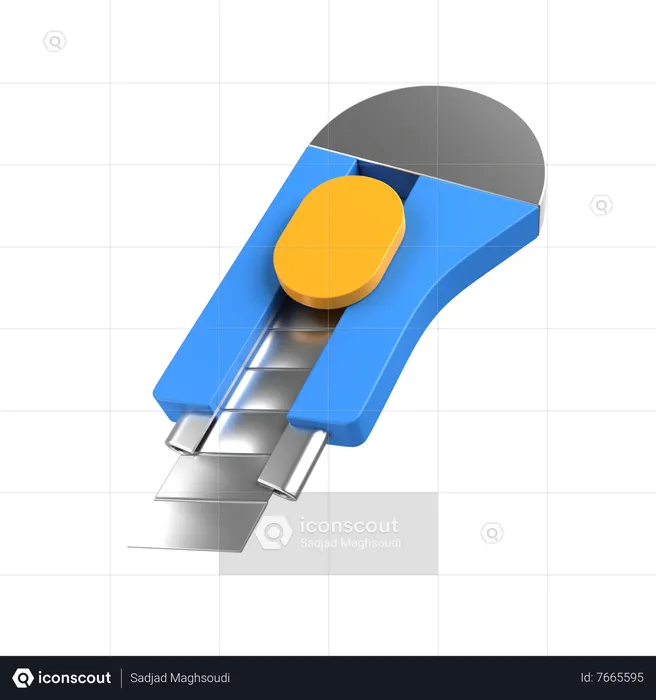 Cortador  3D Icon