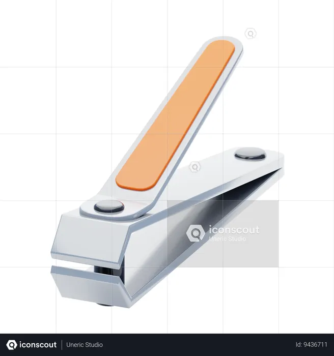 Cortador de unha  3D Icon