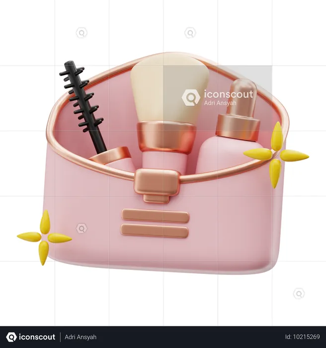 Cosmetic Bag  3D Icon