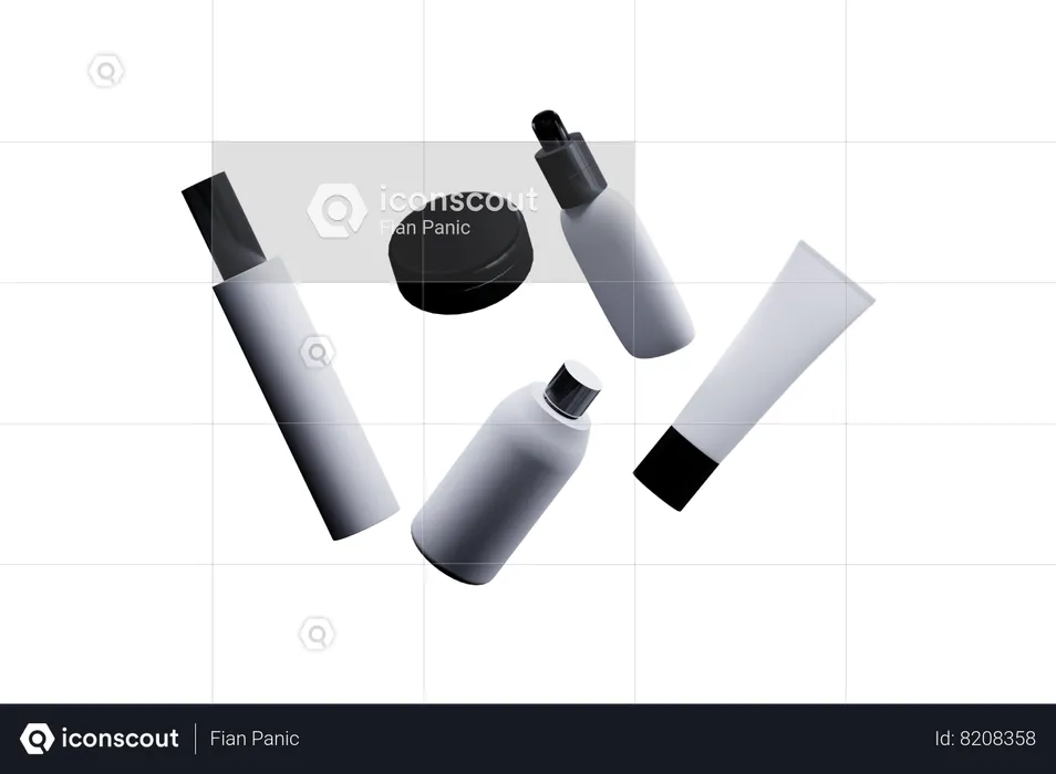 Cosmetic Bottle  3D Icon