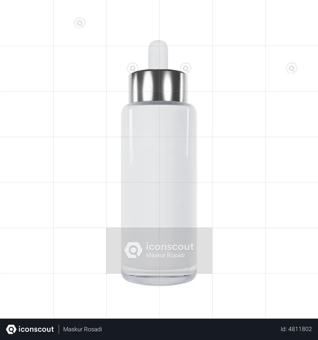 Cosmetic Bottle  3D Illustration