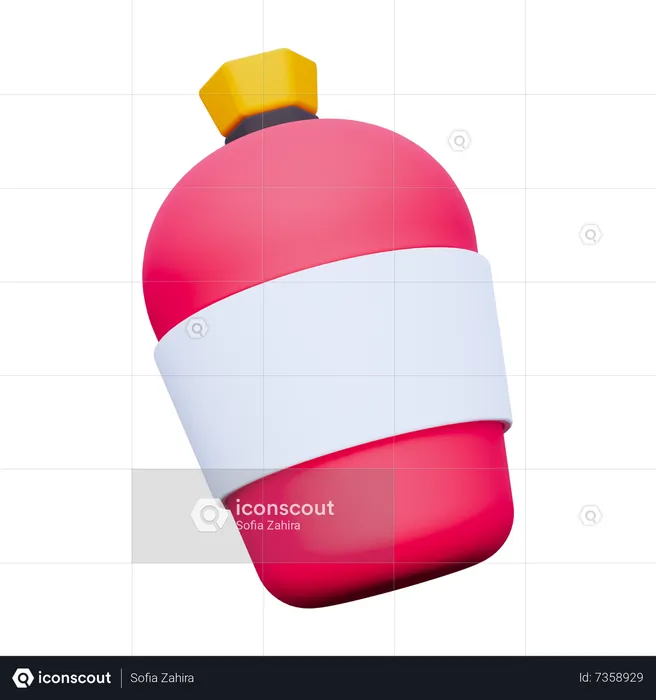 Cosmetic Bottle  3D Icon