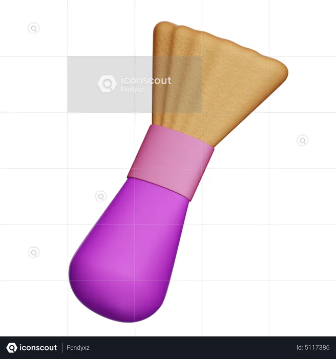 Cosmetic Brush  3D Icon