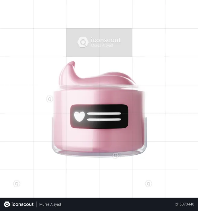 Cosmetic Cream  3D Icon