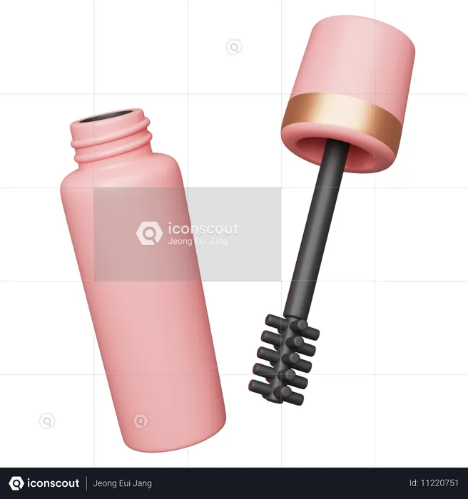 Cosmetic Mascara  3D Icon