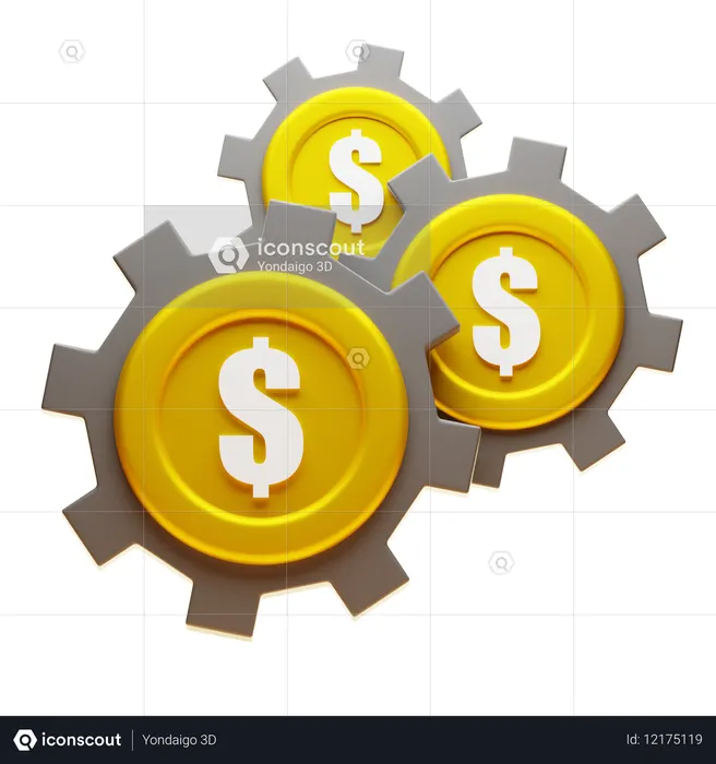 Cost Management  3D Icon