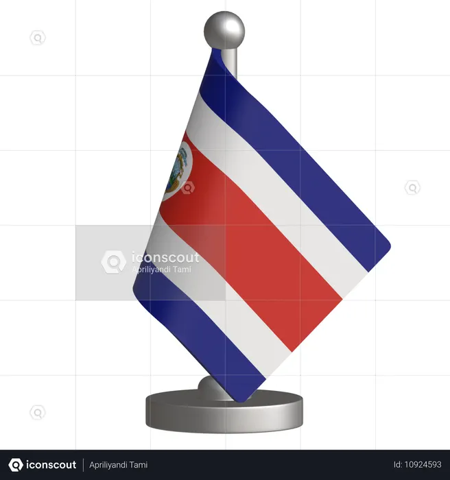 Costa Rica  3D Icon