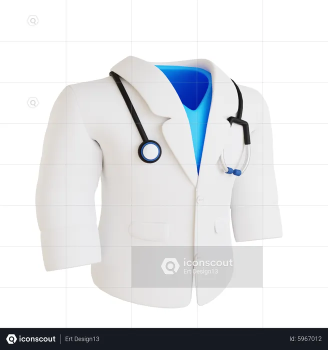 Costume de médecin  3D Icon