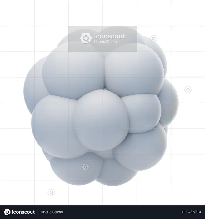 Cotton Ball  3D Icon