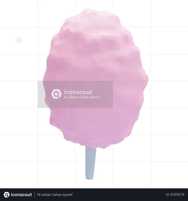 COTTON CANDY  3D Icon