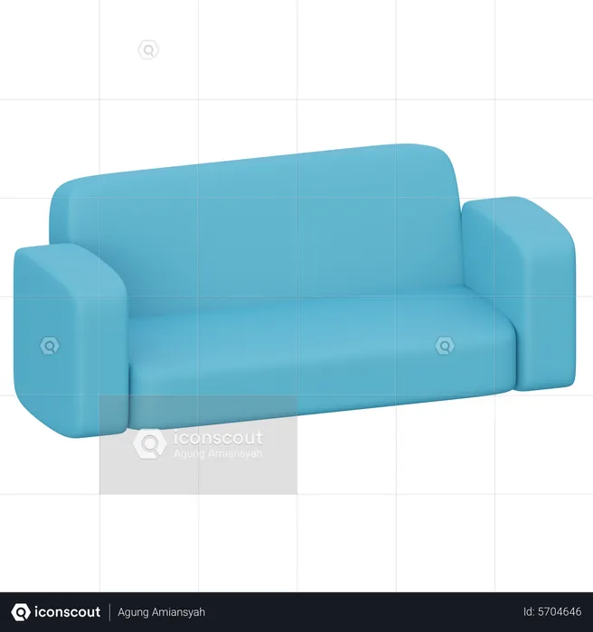 Couch  3D Icon