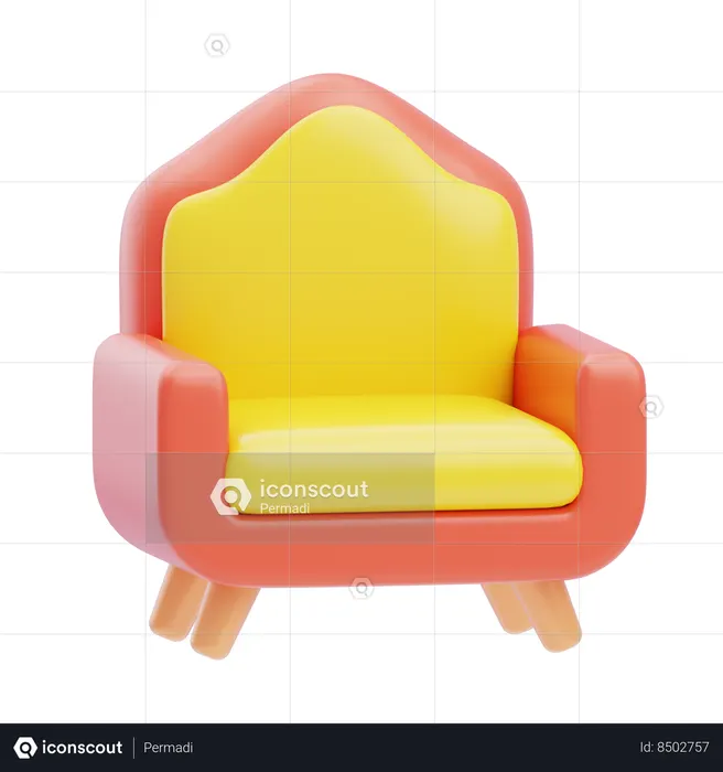 Couch  3D Icon