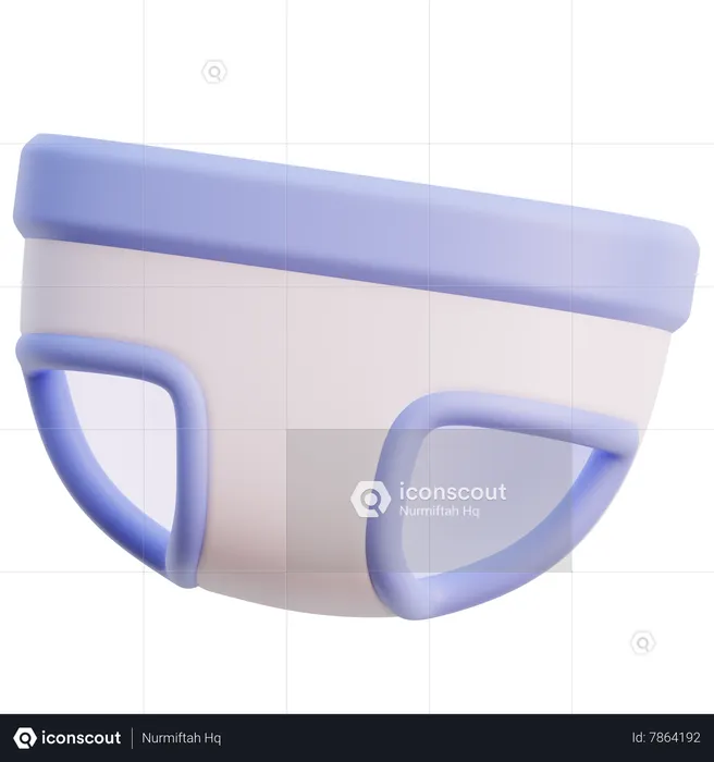 Couche pour bébé  3D Icon