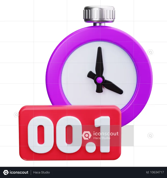 Countdown  3D Icon