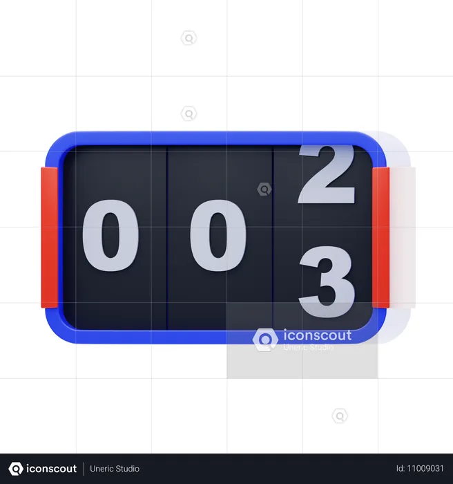 Countdown  3D Icon