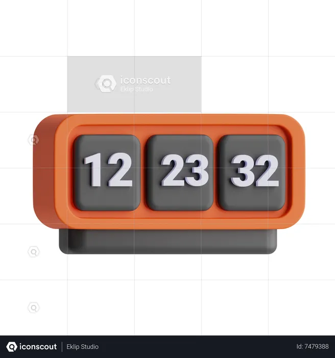 Countdown  3D Icon