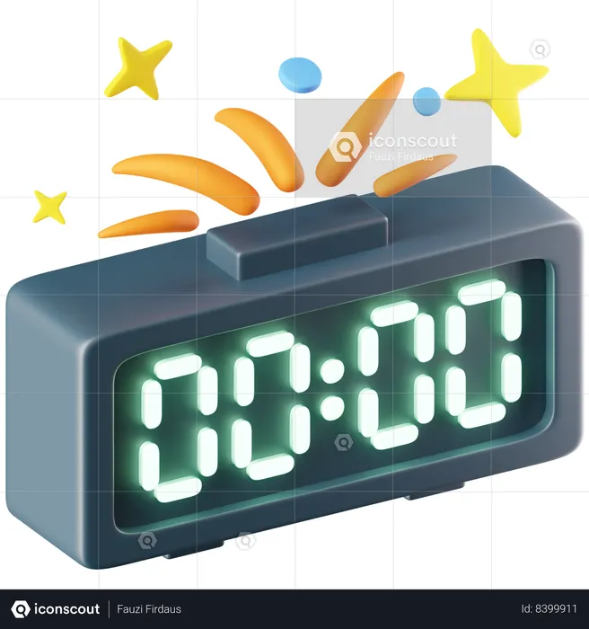 Countdown Clock  3D Icon