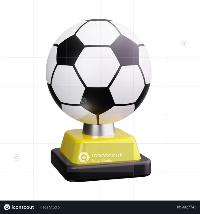 Coupe de football  3D Icon