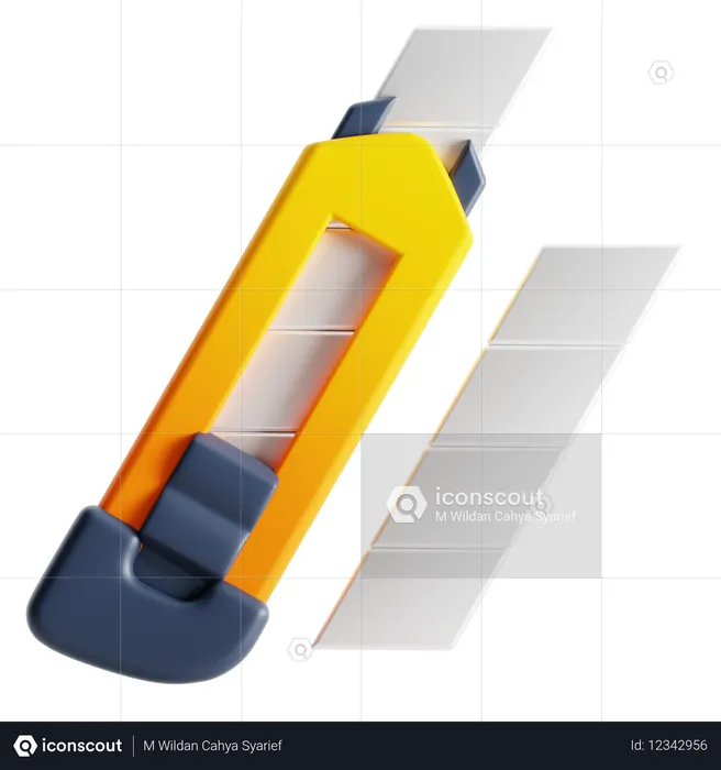 Coupe-papier  3D Icon