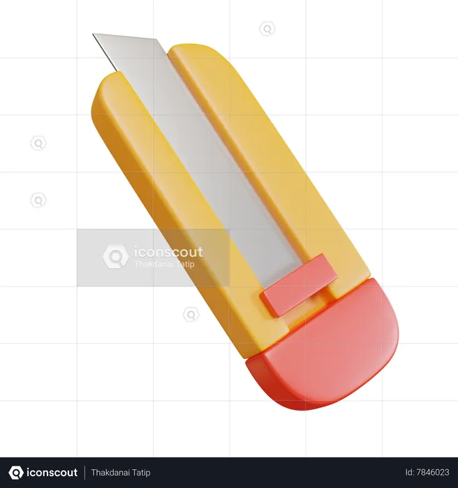 Coupe-papier  3D Icon