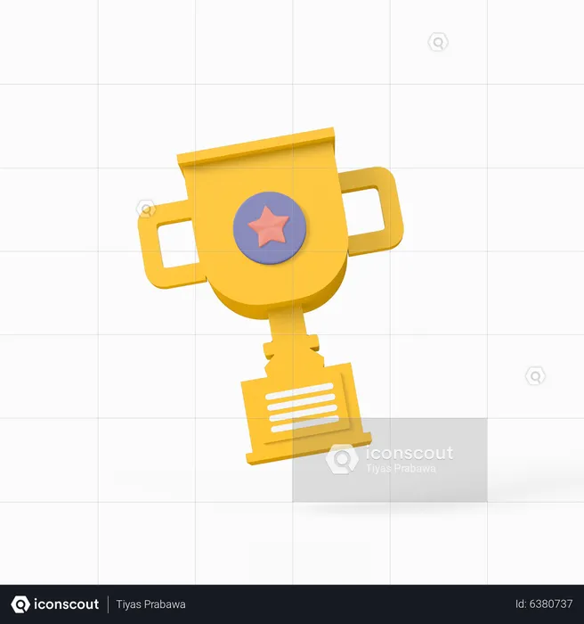 Coupe du trophée  3D Icon