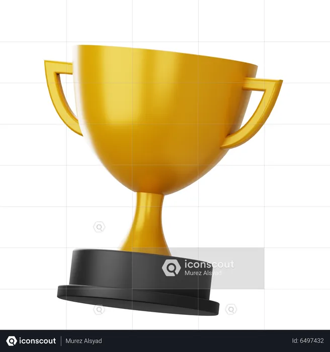 Coupe du trophée  3D Icon