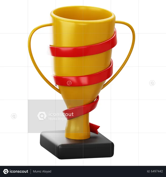 Coupe du trophée  3D Icon