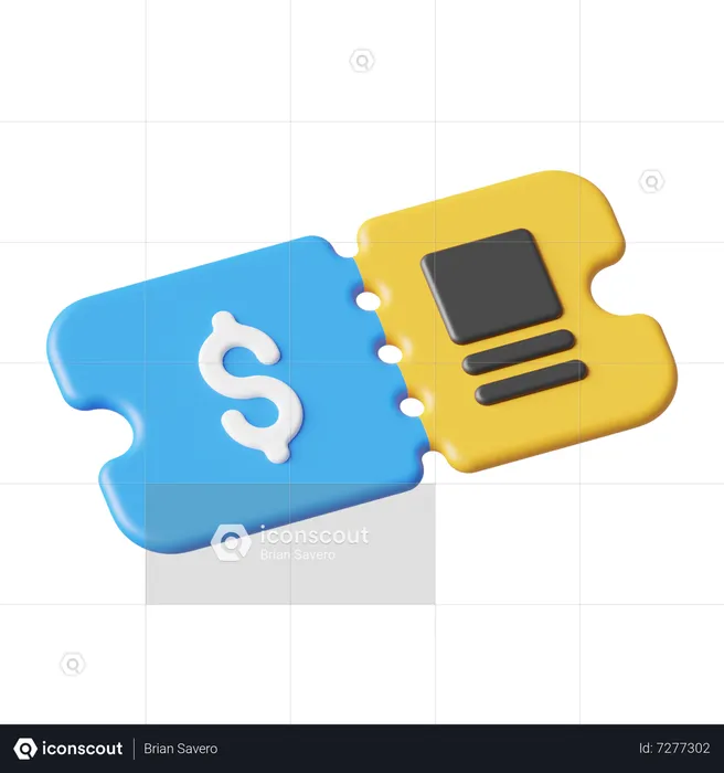 Coupon  3D Icon