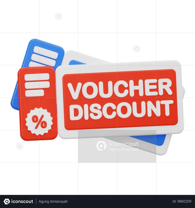 Coupons  3D Icon