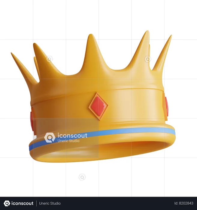 Couronne  3D Icon