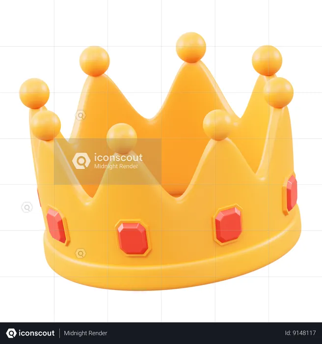 Couronne  3D Icon