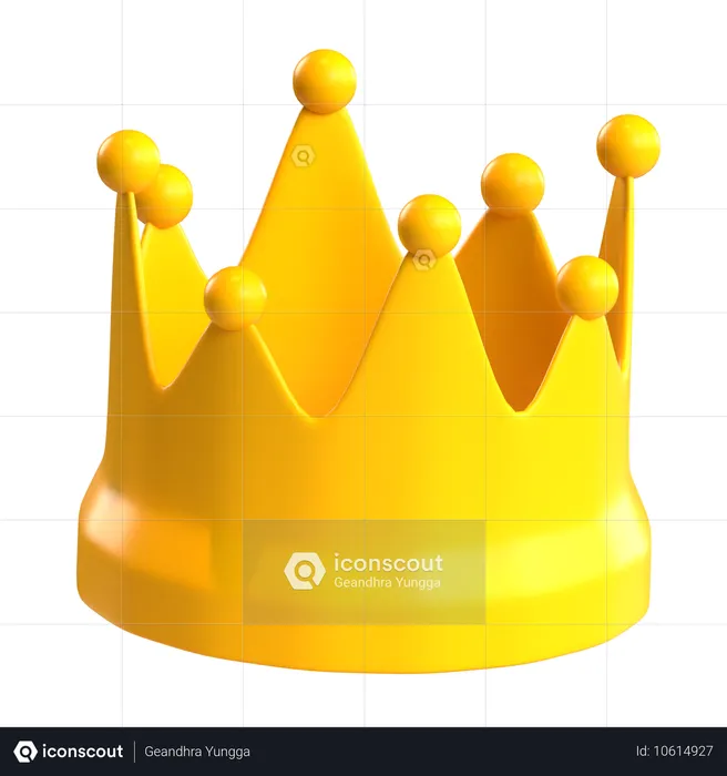 Couronne  3D Icon