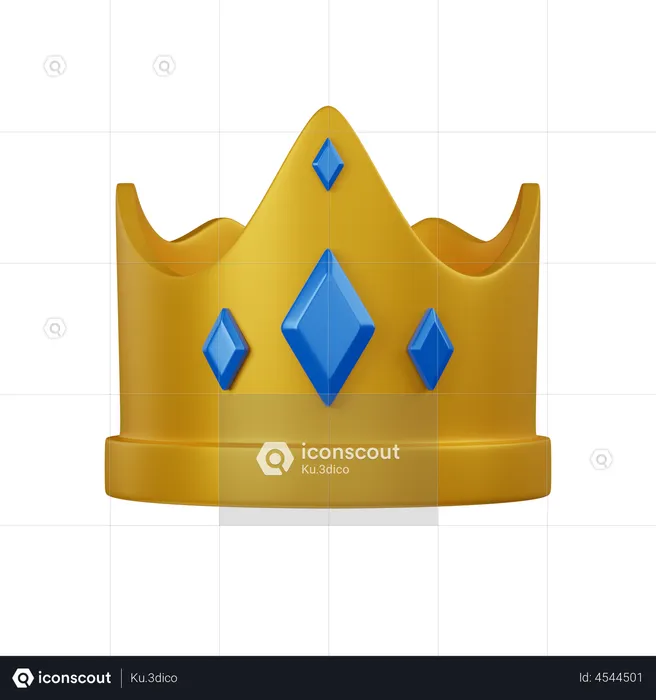 Couronne  3D Icon