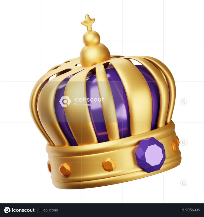 Couronne du roi  3D Icon