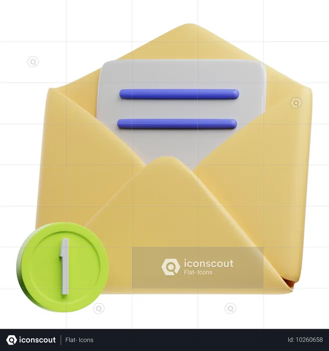 E-mail  3D Icon