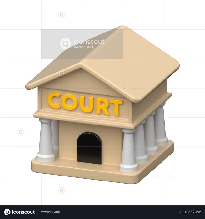 Court  3D Icon
