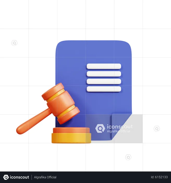 Court Decision  3D Icon