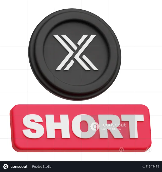 Court immuable  3D Icon
