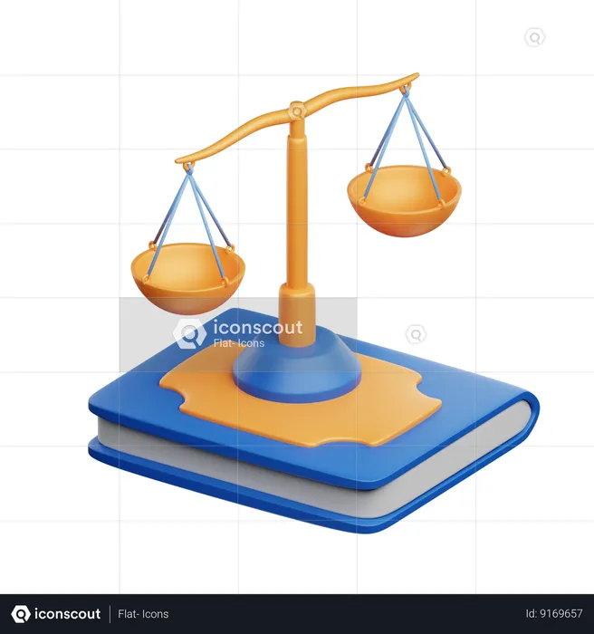 Court Trial  3D Icon