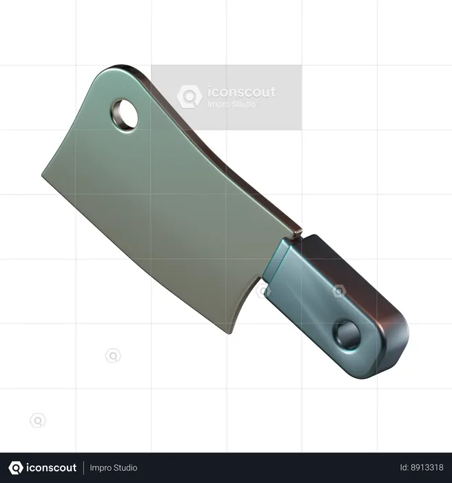 Couteau à viande  3D Icon