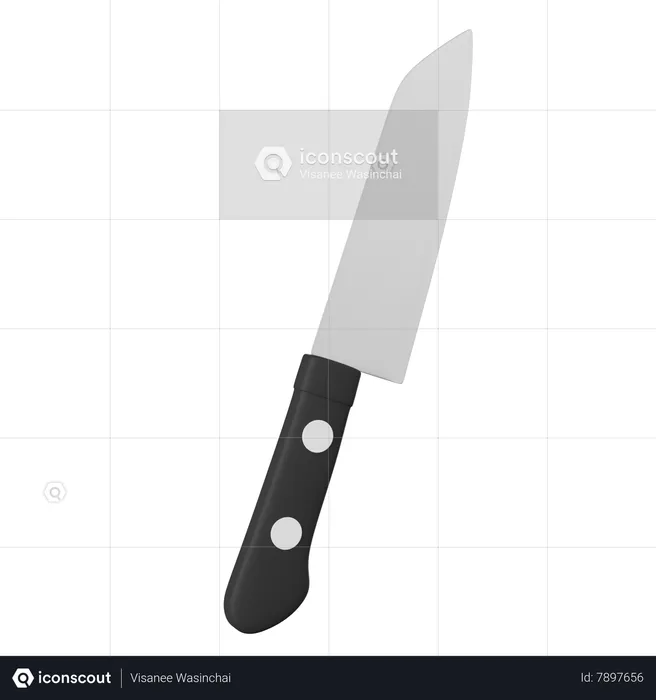 Couteau du chef  3D Icon