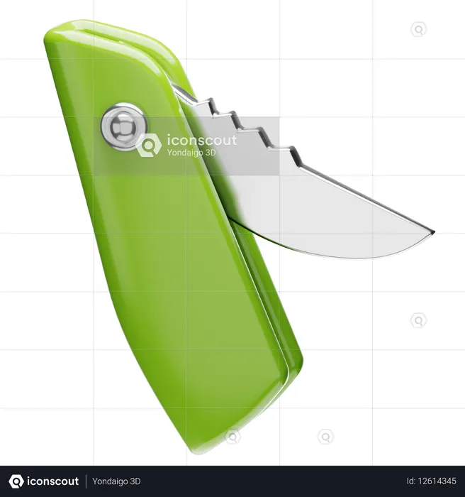 Couteau pliant  3D Icon