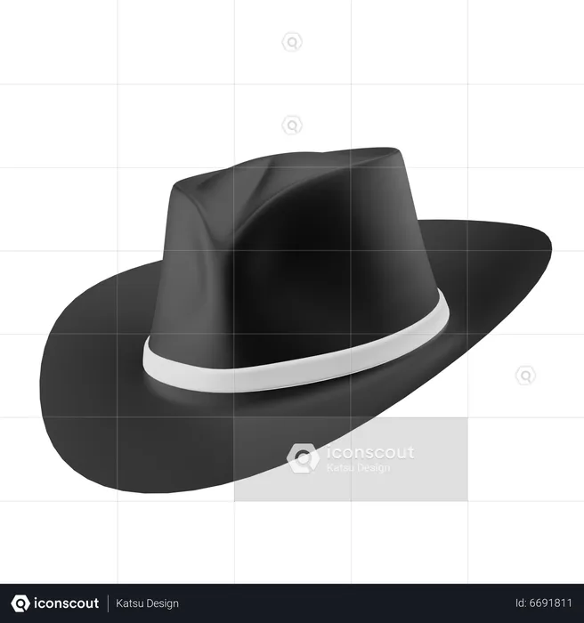 Cowboy Hat  3D Icon